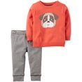 thumbnail image 1 of Carters Baby Boys 2 Pc Sets 121g855, Orange Dog, New Born, 1 of 2