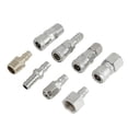 thumbnail image 2 of Air Compressor Hose Connector,8PCS BSP 1/2" Pneumatic Compressor Hose Quick Connector Air Hose Fitting Leading Edge Technology, 2 of 8