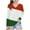 Orange, variant on T-Shirts for Kids V-Neck Long Sleeved Multi Color Block Thin Clothes Loose Sports Base Layer Tees Tops