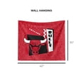 thumbnail image 2 of The Northwest Group Chicago Bulls 34- x 40- Funky Fresh Wall Hanging Tapestry, 2 of 4