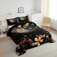 thumbnail image 3 of Feelyou Outer Space Planet Queen Comforter Set, Jungle Flower Floral Bedding Sets, Rustic Farmhouse Plant Reversible Bedding Comforter Set, Luxury Bedroom Decor, 3-Piece, 3 of 8