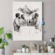 thumbnail image 4 of Qisvanset Framed Canvas Wall Art 12x16 Inch Last Supper Minimal Line Easter Bible Story Art, 4 of 5