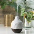 thumbnail image 2 of Airome Botanical Large Ceramic Essential Oil Diffuser250 mL Humidifying Ultrasonic Aromatherapy Diffuser 8 Colorful LED Lights, Up to 24 Hours Intermittent & Continual Mist with Auto Shut-Off, White, 2 of 4