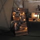 thumbnail image 3 of Cadena de lámpara Luces de cadena 10 lámparas Luz LED para acampar Luces de cadena de 6.6 pies Luces de cadena con pilas para decoración interior al aire libre Boda Camping Fiestas en casa Vacaciones Abanopi Cadena de lámpara, 3 of 7