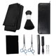 thumbnail image 2 of Juego de tijeras profesionales para cortar el pelo con bolsa portátil delantal de salón cepillo para barrer el pelo juego de herramientas para el hogar/salón/peluquería ANGGREK Otros, 2 of 8