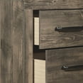 thumbnail image 5 of New Classic Furniture Misty Lodge 2-Drawer Wood Nightstand in Gray, 5 of 9