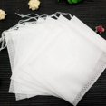 thumbnail image 1 of Coofit 100 Pcs Sachets de Filtre à Thé Jetables Vides en Tissu Infuseur d'Herbes avec Cordon, 1 of 10