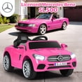 thumbnail image 4 of OLAKIDS 12V Electric Kids Ride On Car, Licensed Mercedes Benz SL500 Toy Car with Remote Control, MP3 Plug, USB, 2 Speeds, LED Lights, Battery Powered Toy Vehicle for Toddler Children, 4 of 10