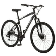 Schwinn 700c Glenwood Hybrid Bike, Adults +14 Years, Black, 21 Speeds