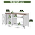 thumbnail image 3 of Dextrus Heavy Duty Metal Aquarium Stand with Power Outlets – 55-75 Gallon Tank, 880lbs Capacity, White, 3 of 6