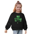 thumbnail image 4 of Oxodoi Boys St Patrick's Day Sweatshirt Toddler Girls Long Sleeve Printed Shirt Festival Top Green 2-9 Years, 4 of 5