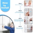 thumbnail image 5 of Baby Proof Me Safety Strap Locks – 24-Pack, 3M Adhesive Child Safety Latches for Cabinets, Dishwashers, Fridges, Ovens, Trash Cans, and Toilets – Stain-Free Design, 5 of 7