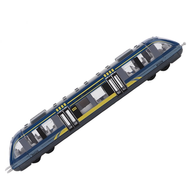 Toy Set High Speed Locomotive Engine Die Cast Model Alloy City Rail Subway Children Educational Toys Simulation Model Car Birthday Gift for Kids