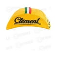 thumbnail image 4 of Cycling Cap - Vintage - Clement - 65% polyester, 35% cotton - Yellow - Made in Italy, 4 of 5