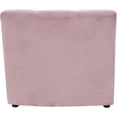 thumbnail image 4 of Meridian Furniture Limitless Fauteuil Modulaire en Velours Rose, 4 of 7