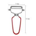 thumbnail image 1 of Peeler For Vegetables And Fruits Red, 1 of 4