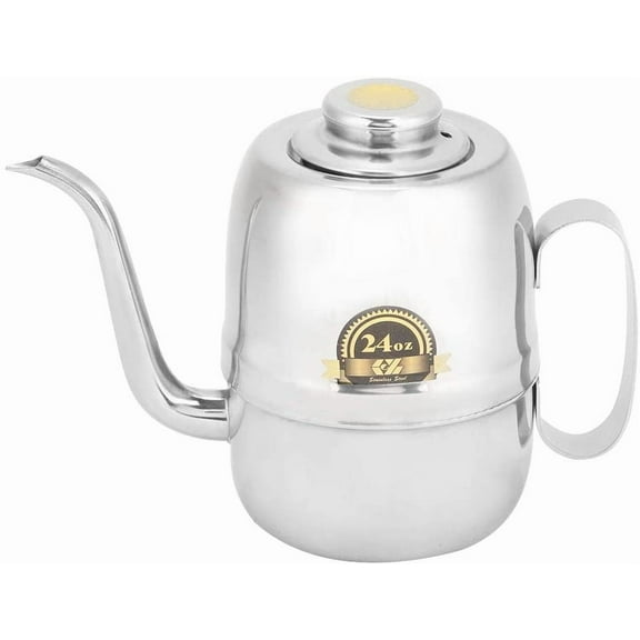 Olive Oil Dispenser, Stainless Steel Oil Pot Can Vinegar Bottle Seasoning Oil Dispenser Storage Container for Home Restaurant Kitchen(24oz)