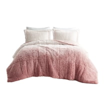 Gracie Mills Ethel Faux faux Ombre Shag Comforter Set - GRACE-14936