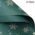 thumbnail image 2 of Cheer US Christmas Wrapping Paper - Brown Kraft Paper with Red and Green Pattern for -Christmas Elements Collection, 2 of 8