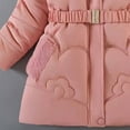 thumbnail image 5 of newwalpole Girls' Winter Puffer Jacket Thickened Overcoat Winter Coat with Fuzzy Lined Hood Waterproof Heavy Parka Warm Pink for Size 5-6 Years, 5 of 8