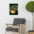 thumbnail image 2 of Enchanted Castle At Sunrise Oil Painting Unframed Wall Art Print Poster Home Decor, 2 of 3