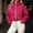 Hot Pink, variant on Zip Up Womens Jacket Fall Anorak Long Sleeve Cropped Coats for Women with Pocket Casual Loose Cargo Plain Outerwear Blue M