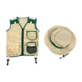 thumbnail image 1 of Disfraz de chaleco y sombrero Baoblaze para niños juego de rol aventura al aire libre, 1 of 8