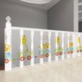 thumbnail image 2 of 1 juego de barrera de escalera para niños, barandilla de seguridad para el hogar, red de seguridad para balcones, valla de balcón, 2 of 8