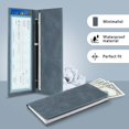 thumbnail image 4 of Funda de chequera CoBak de piel de primera calidad con bloqueo RFID, 4 of 7