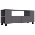 thumbnail image 2 of "IM Beauty LED TV Cabinet with 2 Drawers and side compartments Gray 47.2""x13.7""x16.9""Chipboard", 2 of 6