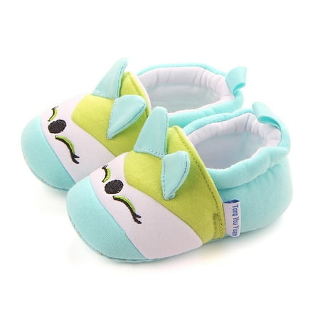 

TOWED22 Toddler Warm Shoes Girls And Boys Casual Shoes Soft Comfortable Toddler Home Shoes Baby Learning Shoes Navy