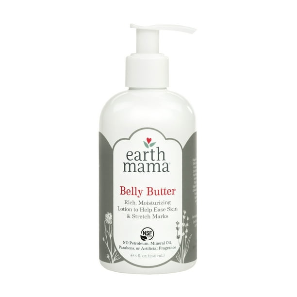 Earth Mama Belly Butter For Itchy Pregnancy Stretch Marks 8 Oz Walmart Com Walmart Com