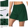 thumbnail image 5 of Firpearl Women's Swim Board Shorts Sport Boyleg Trunk Swimwear Bottom, 5 of 7