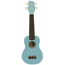 Sawtooth Basswood Soprano Ukulele, Daphne Blue