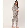 thumbnail image 3 of Moomaya Sleepwear, Printed Night Suit For Women, Two-Piece Lounge Set, 3 of 9