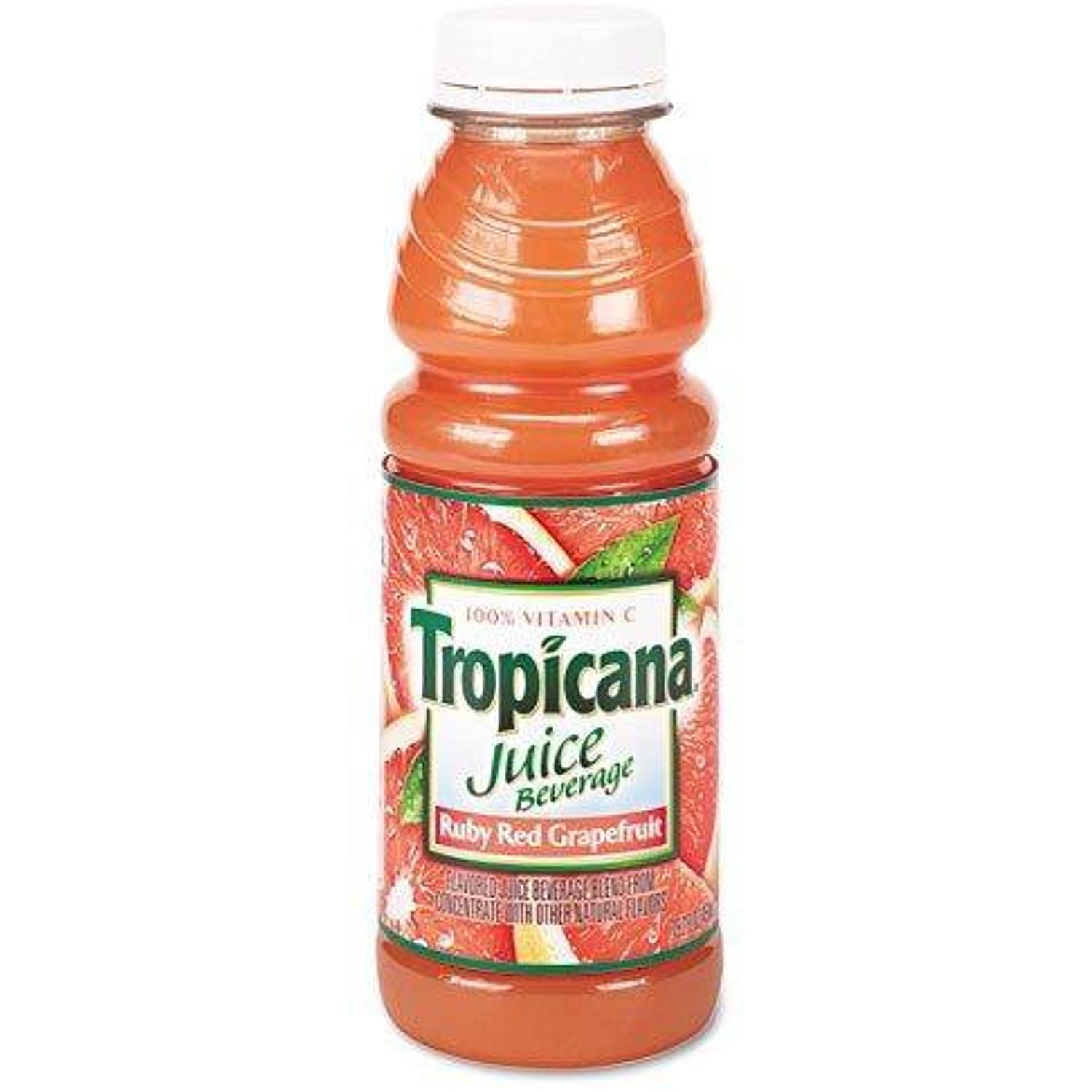 Tropicana Ruby Red Grapefruit Juice, 32Ounce (Pack Of 12)