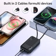 thumbnail image 5 of RORRY Portable Charger with Built-in Cables 10000mAh and AC Wall Plug , 22.5W Fast Charging Power Bank for iPhone 17/16/15, Samsung Galaxy , Pixel, iPad – Green, 5 of 9