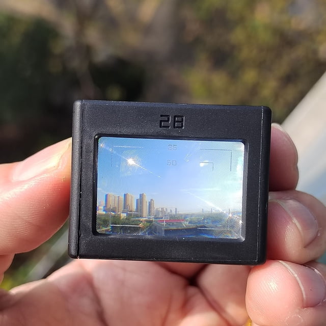 28mm(35mm/50mm Frame) Optical Waist Level Viewfinder Camera Replacement Parts Viewfinder
