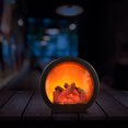 thumbnail image 1 of Phenofice Decorative Fireplace Lamp LED Light Lamp Home Sitting Decoration Black 1Pcs, 1 of 4