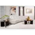 thumbnail image 2 of Charlotte 5-piece Upholstered Modular Sectional Sofa Ivory, 2 of 14