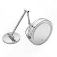 thumbnail image 2 of 360° Rotating LED Vanity Mirror with 10X Magnification for Bathroom Wall Mount, 2 of 5