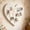 White, variant on 40x40cm Heart Shaped Felt Photo Board, Polyester Fiber Wall Note Display Panel, Pin Friendly Memory Organizer, Decorative Bedroom Living Room Picture Collage Wall Decor