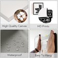 thumbnail image 6 of 6pcs Home Decor Canvas Painting Wall Art Print Bathroom Wash Hanging Painting Artwork 7.9x9.8in, 6 of 8