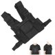 thumbnail image 4 of Bolsa táctica frontal de transporte ANGGREK para walkie talkie Negro, 4 of 8