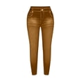 thumbnail image 6 of Cutuoiiu Women's Fashion Non Denim Stretch Pants with Elastic Waist and Pockets for Work, Walk and Weekend Errands Gifts, 6 of 9