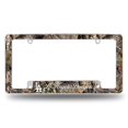 thumbnail image 3 of Los Angeles Baseball Dodgers Chrome Metal (Set of 2) License Plate Frames with Bold Mossy Oak Camouflaged Camo Design, 3 of 6