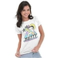 thumbnail image 3 of Betty Boop Surfing Beach Vacation Women's T Shirt Ladies Tee Brisco Brands S, 3 of 5