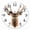 A059, variant on 12 Inch Wall Clock Battery Operated Round Clock for Office, Kitchen, Outdoor, Living Room, Tennis Ball With White Line