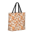 thumbnail image 2 of Xecao Corgi Animal for Tote Bag: spacious with inner pockets, ideal for work, shopping, or travel., 2 of 9