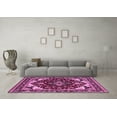 thumbnail image 3 of Ahgly Company Indoor Rectangle Oriental Pink Industrial Area Rugs, 7' x 9', 3 of 4
